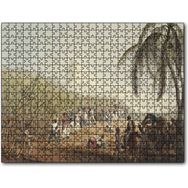 Cakapuzzle Amerikan Kasabasında Tarlada Çalışan Köleler Mdf 120 Parça Puzzle