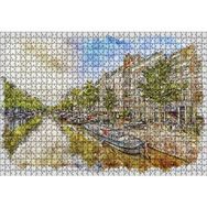 Cakapuzzle Amsterdam Suluboya Resim 1000 Parça Puzzle