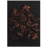Cakapuzzle Anason Çiçekleri Karanlık Arkaplan Mdf 1000 Parça Puzzle