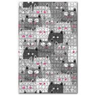 Cakapuzzle Animasyonlu Kedi Yavruları Görseli Ahşap 1000 Parça Puzzle