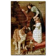 Cakapuzzle Anne Kızdan Köpeklere İyi Geceler Ahşap 255 Parça Puzzle