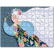 Cakapuzzle Anne Zebra ve Yavrusu Siyah Beyaz 1000 Parça Puzzle