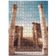 Cakapuzzle Antik Harabeler ve Gündoğumunda Gökyüzü Mdf 120 Parça Puzzle