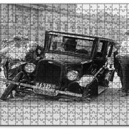 Cakapuzzle Antika Chevrolet Tekerlek Arızası Mdf 1000 Parça Puzzle