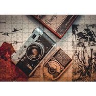 Cakapuzzle Antika Fotoğraf Makinesi ve Fotoğraflar 120 Parça Ahşap Puzzle