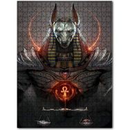 Cakapuzzle Anubis ve Terazi Görseli Ahşap 1000 Parça Puzzle