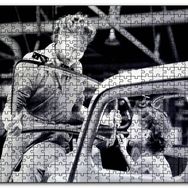 Cakapuzzle Araç Üretiminde Kadın Eli Eski Görsel Mdf 255 Parça Puzzle