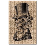 Cakapuzzle Aristokrat İngiliz Kedisi Ahşap 500 Parça Puzzle