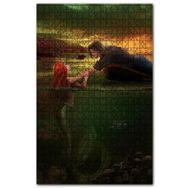 Cakapuzzle Aşk Tuzağı Ölümcül Kadın ve Kurbanı Ahşap 1000 Parça Puzzle
