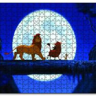 Cakapuzzle Aslan Kral Simba Timon Pumba Mdf 120 Parça Puzzle