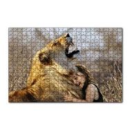 Cakapuzzle Aslan ve Sevimli Çocuk 120 Parça Puzzle
