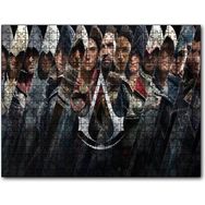Cakapuzzle Assassins Creed Dikey Şeritler Tüm Karakterler Mdf 255 Parça Puzzle