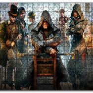 Cakapuzzle Assassins Creed Eski Meyhanede Bir Sahne Mdf 120 Parça Puzzle