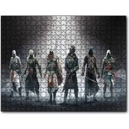 Cakapuzzle Assassins Creed Karakterler ve Kutsal Işık Mdf 1000 Parça Puzzle
