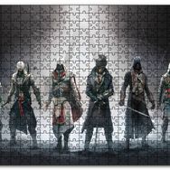 Cakapuzzle Assassins Creed Karakterler ve Kutsal Işık Mdf 255 Parça Puzzle