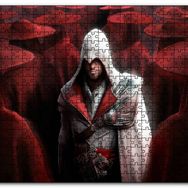 Cakapuzzle Assassins Creed Suikastçi Kırmızı Kıyafetliler Mdf 1000 Parça Puzzle
