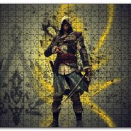 Cakapuzzle Assassins Creed Suikastçi ve Sarı Dalgalar Mdf 1000 Parça Puzzle