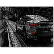 Cakapuzzle Aston Martin Superleggera Volante Siyah Mdf 120 Parça Puzzle