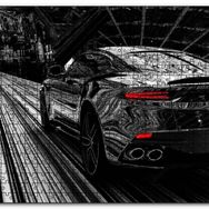 Cakapuzzle Aston Martin Superleggera Volante Siyah Mdf 500 Parça Puzzle