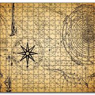 Cakapuzzle Astronomiye Dair Eski Çizimler Mdf 500 Parça Puzzle