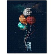 Cakapuzzle Astronot Balonlar Uzay Görseli 255 Parça Puzzle