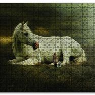 Cakapuzzle At Köpek Kız Çocuğu Fantatik Mdf 120 Parça Puzzle