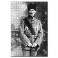 Cakapuzzle Atatürk Kalpaklı Madalyalı Ayakta Ahşap 1000 Parça Puzzle