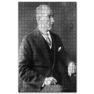 Cakapuzzle Atatürk Smokinli Modern Ahşap 255 Parça Puzzle