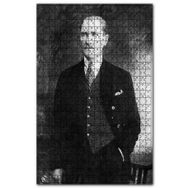 Cakapuzzle Atatürk Takım Yelek Bıyıklı Ayakta Ahşap 255 Parça Puzzle