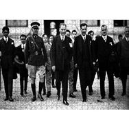 Cakapuzzle Atatürk ve Protokol Siyah Beyaz 500 Parça Puzzle