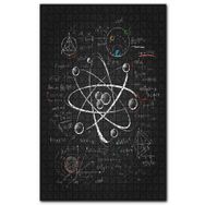 Cakapuzzle Atomik Araştırma Çizim Üzerinde Formüller Ahşap 255 Parça Puzzle