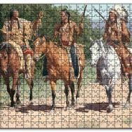 Cakapuzzle Avcı Kızılderili Görseli Mdf 500 Parça Puzzle