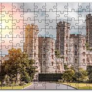 Cakapuzzle Avrupa Soylu Malikanesi ve Bulutlu Gökler Mdf 1000 Parça Puzzle