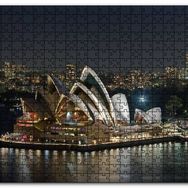 Cakapuzzle Avustralya Sydney Gece Manzarası Mdf 255 Parça Puzzle