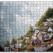 Cakapuzzle Avusturya Dağlarında Masalsı Evler Mdf 255 Parça Puzzle