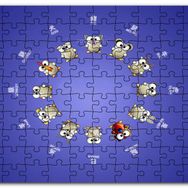 Cakapuzzle Ay Zodyağı ve Alternatif Burçlar Mdf 255 Parça Puzzle