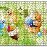 Cakapuzzle Ayı Bubu ve Topaçlar Mdf 255 Parça Puzzle