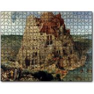 Cakapuzzle Babil Kulesi Ahşap 1000 Parça Puzzle