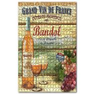 Cakapuzzle Badol Kırmızı Şarap ve Üzüm Görseli Ahşap 255 Parça Puzzle