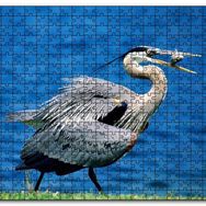 Cakapuzzle Balıkçıl ve Ağzında Yemeği Mdf 1000 Parça Puzzle