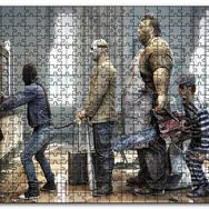 Cakapuzzle Banka Soygunu Sırası İllüstrasyon Mdf 1000 Parça Puzzle