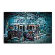 Cakapuzzle Banliyö İzbelerinde Graffiti 120 Parça Ahşap Puzzle