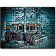 Cakapuzzle Banliyö İzbelerinde Graffiti Mdf 500 Parça Puzzle
