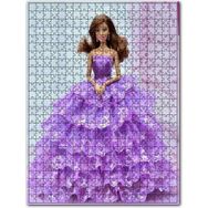 Cakapuzzle Barbi Bebek Mor Gelinlik Görseli Ahşap 500 Parça Puzzle