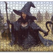 Cakapuzzle Başaklar Arasında Cadı ve Ölü Şövalyeler Mdf 255 Parça Puzzle