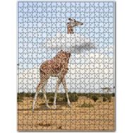 Cakapuzzle Başı Bulutlardaki Zürafa Ahşap 255 Parça Puzzle