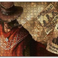 Cakapuzzle Batıdaki En Hızlı Kovboy Görseli Mdf 255 Parça Puzzle