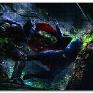Cakapuzzle Batman Superman Ezici Yumruk Ahşap 255 Parça Puzzle