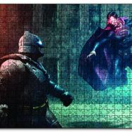 Cakapuzzle Batman ve Superman Mücadelesi Mdf 120 Parça Puzzle