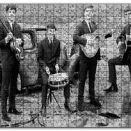 Cakapuzzle Beatles Grup Fotoğrafı Siyah Beyaz Mdf 255 Parça Puzzle